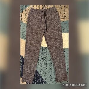 Women’s Lululemon Size 2 Black White SpaceDye Drawstring Yoga Pants